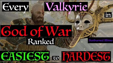 easiest valkyrie god of war|god of war valkyrie ranked.